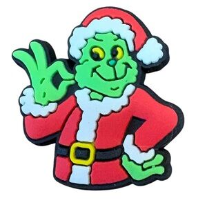 The Grinch Croc Charm